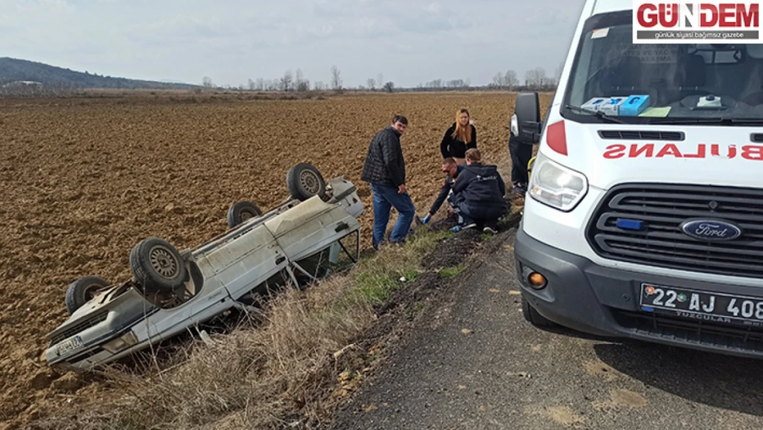 Edirne'de trafik kazalarında 5 kişi yaralandı