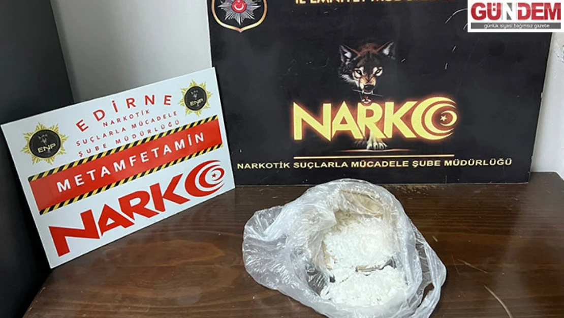 Edirne'de uyuşturucuyla yakalanan 2 zanlı tutuklandı