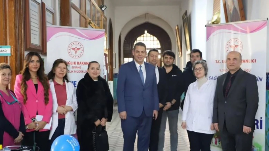 Edirne'de vatandaşlar sigaranın zararları ve kanser konusunda bilgilendirdi