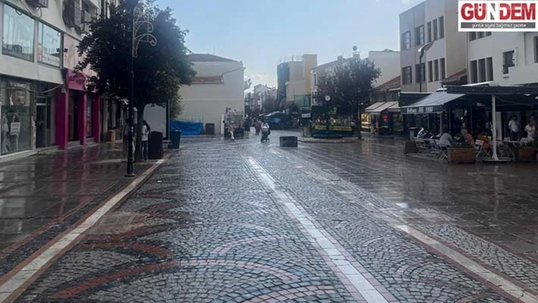 Edirne'de Yağmur Etkili Oldu