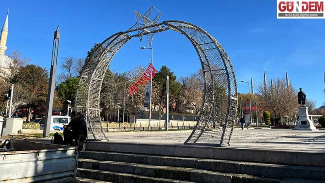 Edirne'de yılbaşı hazırlıkları başladı