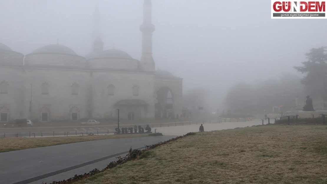 Edirne'de yoğun sis etkili oluyor