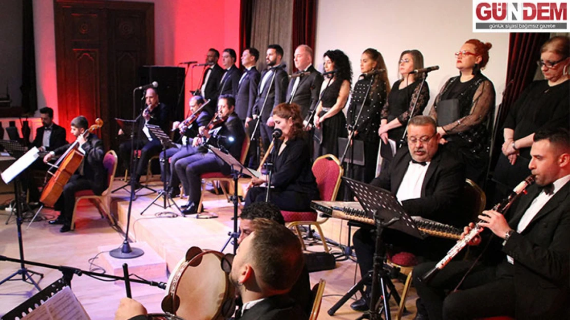 Edirne Devlet Türk Müziği ve Rumeli Müzikleri Topluluğu konser verdi