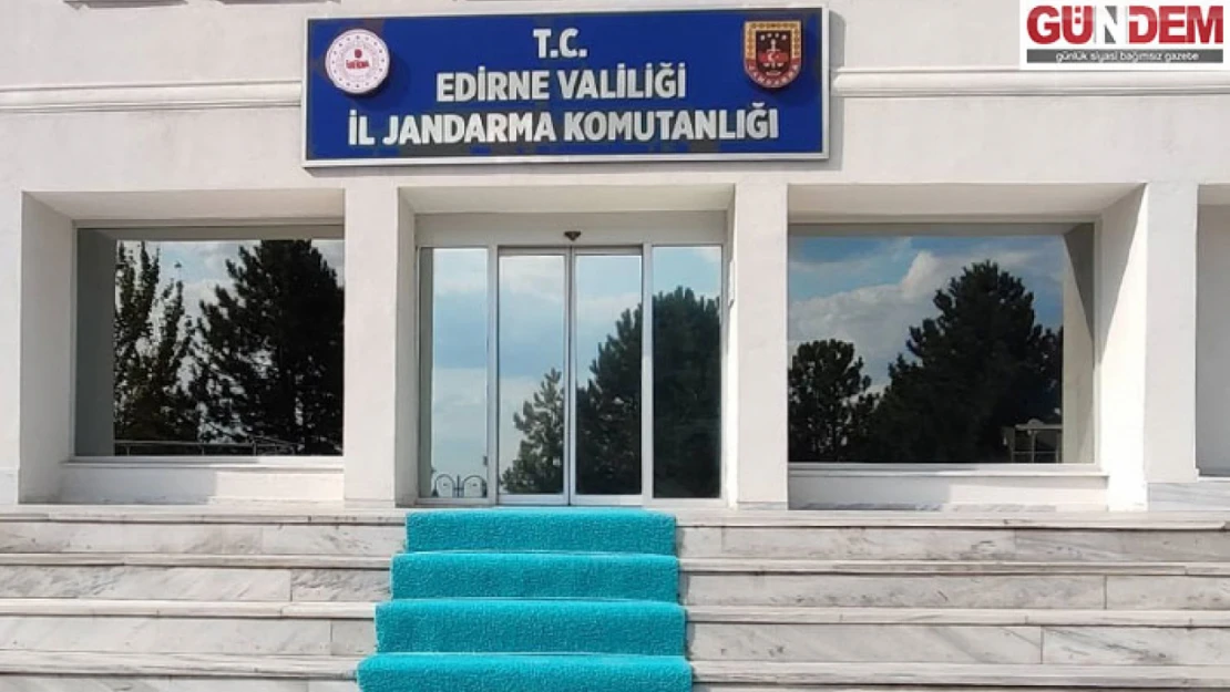 Edirne Jandarma Komutanlığı ekipleri çalışmalara devam ediyor
