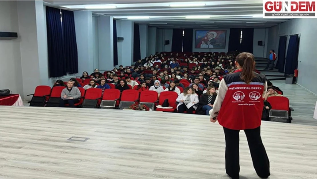 Edirne Lisesi öğrencilerine eğitim verildi