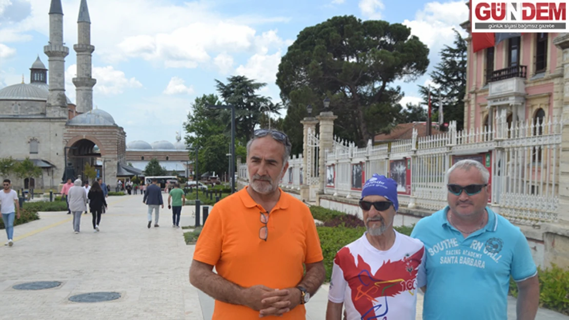 Edirne Maratonu'nda Cumhuriyetin 100. yılına özel bayrak açılacak