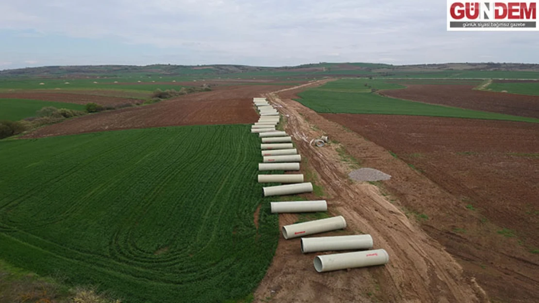 'Edirne Meriç Sulaması'yla 78 bin dekar tarım arazisi suyla buluşacak