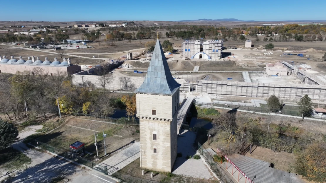 Edirne'nin kaybolan sarayı, aslına uygun şekilde ihya ediliyor