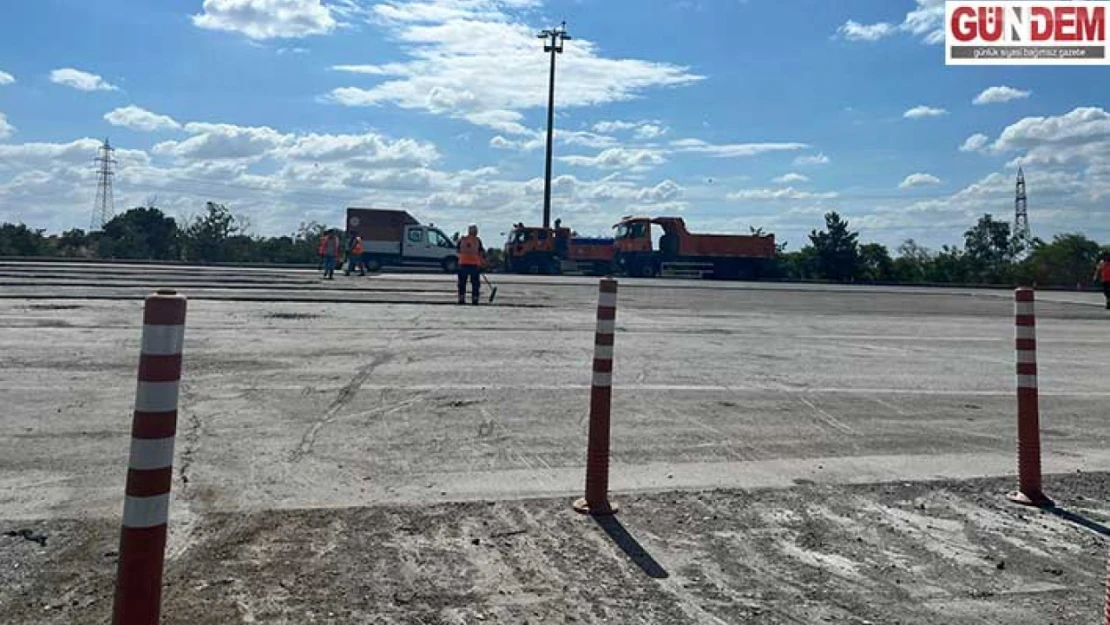 Edirne Otoban Gişelerinde Yenileme Çalışmaları Sürüyor