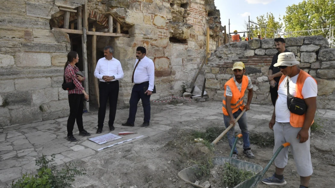 Edirne Sarayı'nın ihya çalışmaları sürüyor