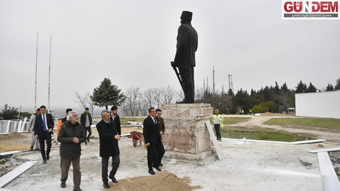 Edirne savunmasının önemli askeri alanlarından Kıyık Tabya'nın restorasyonu sürüyor