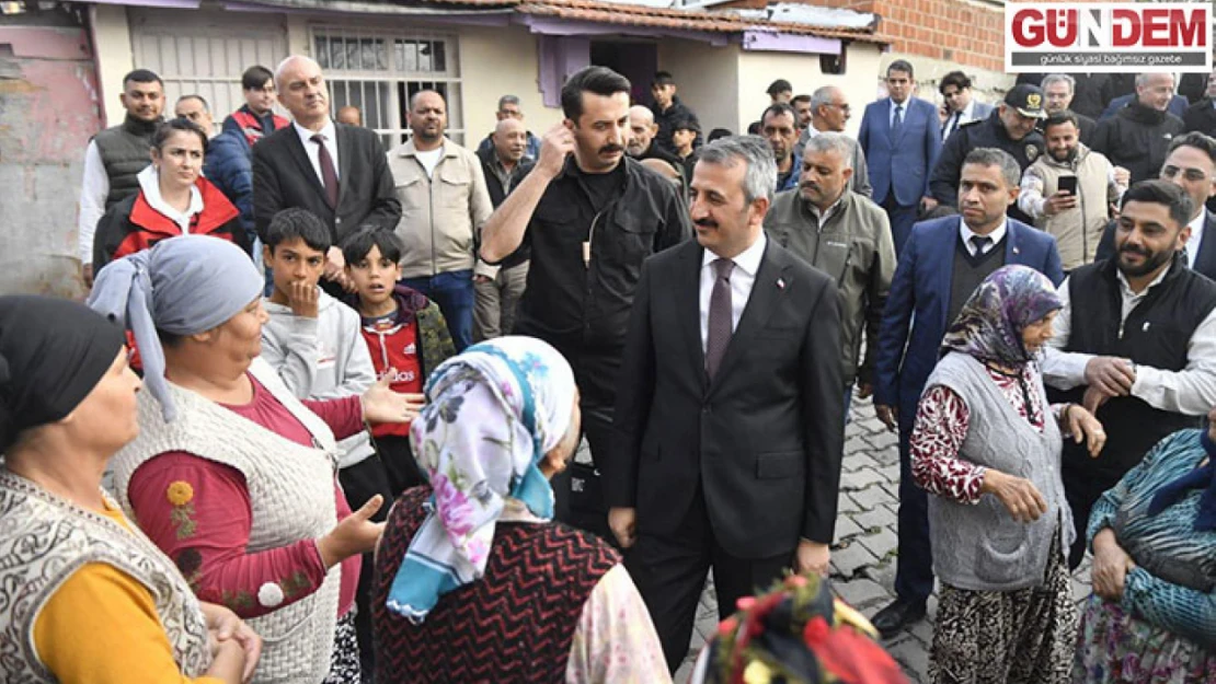 Edirne Valisi Sezer'den mahallelere ziyaret