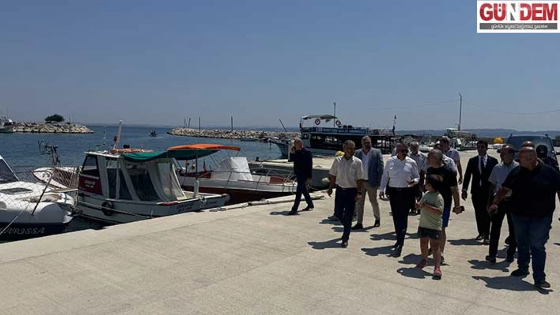 Edirne Valisi Sezer, İbrice Limanı'nda incelemelerde bulundu