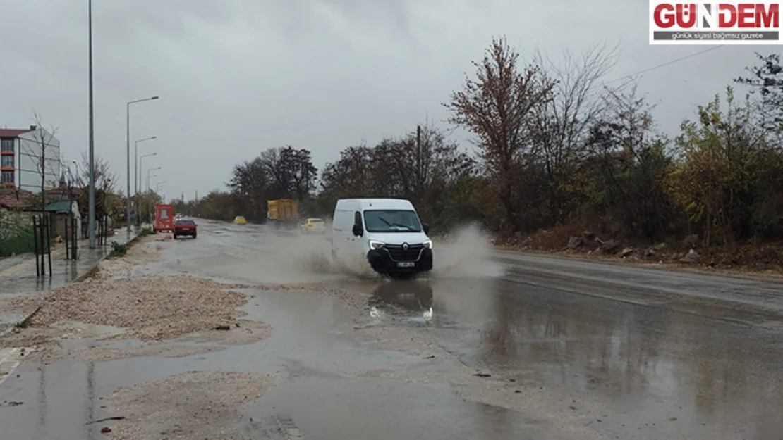 Edirne Yağışlı Havaya Teslim Oldu 