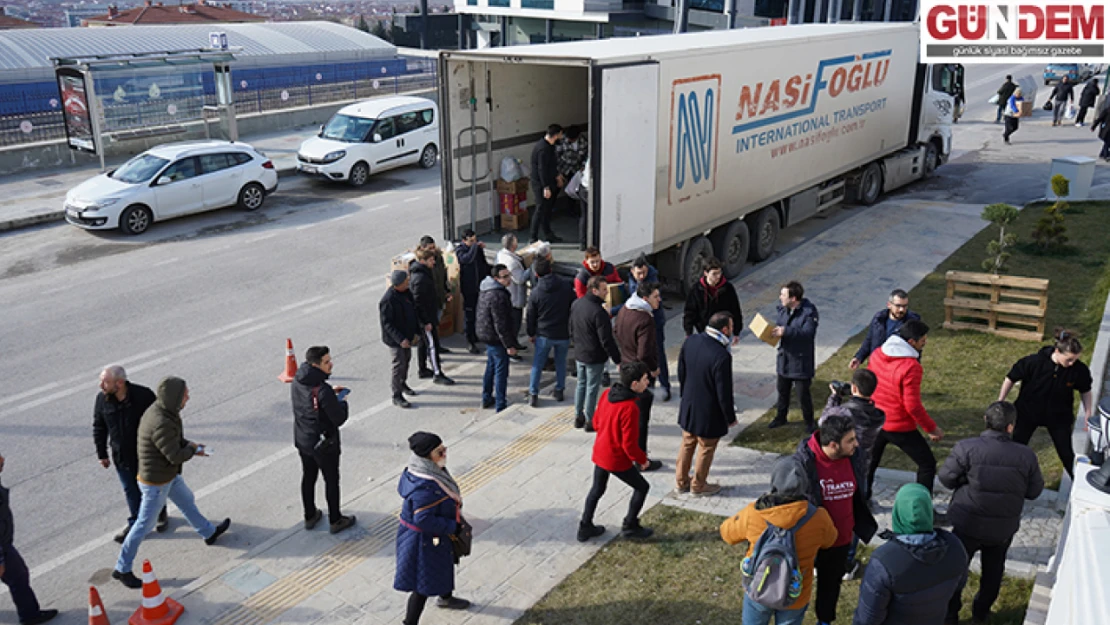 Edirneliler depremzedeler için tek yürek oldu