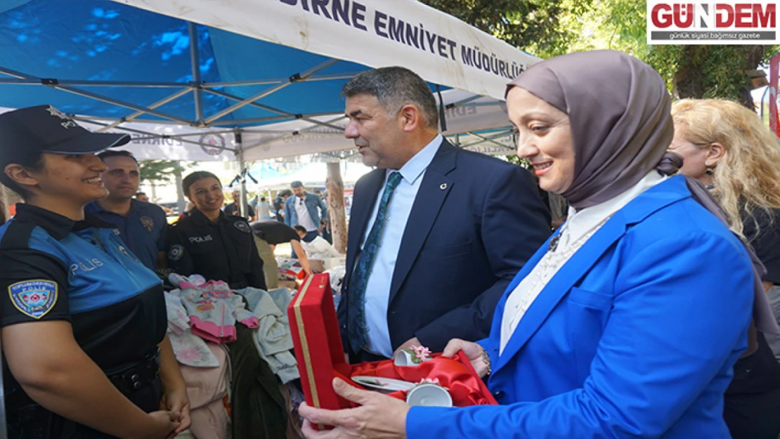 Emniyet mensuplarının yararına kermes düzenlendi