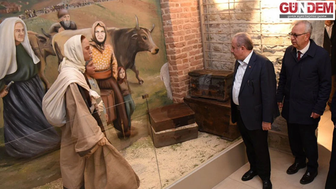 Eski TBMM Başkanı Şentop, Keşan Kent Müzesi'ni ziyaret etti