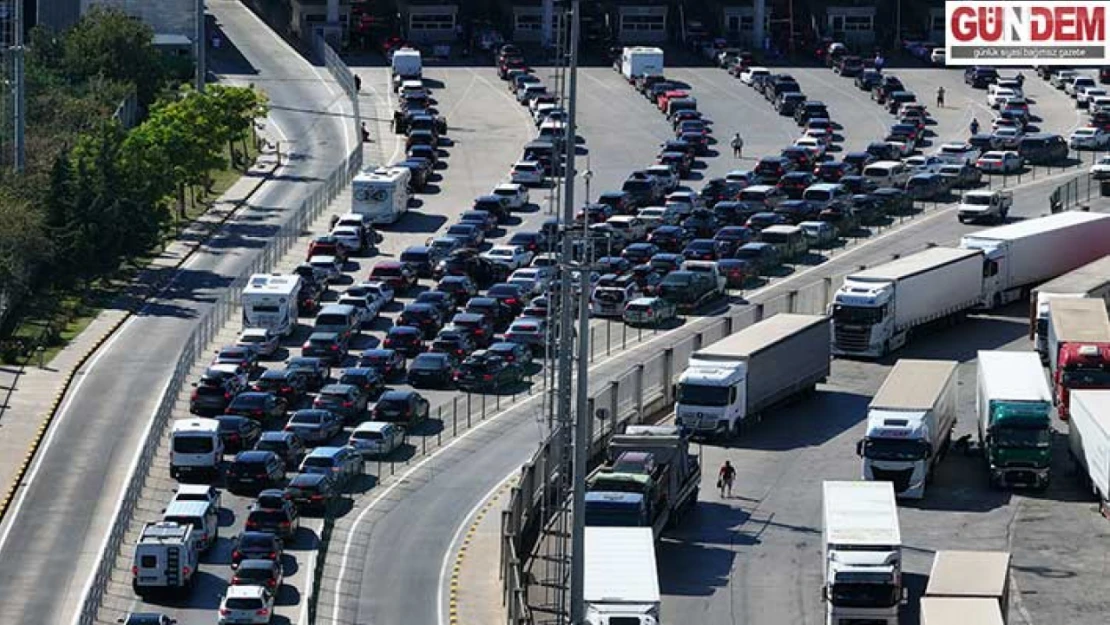 Gurbetçilerin hüzünlü dönüş yolculuğu sürüyor