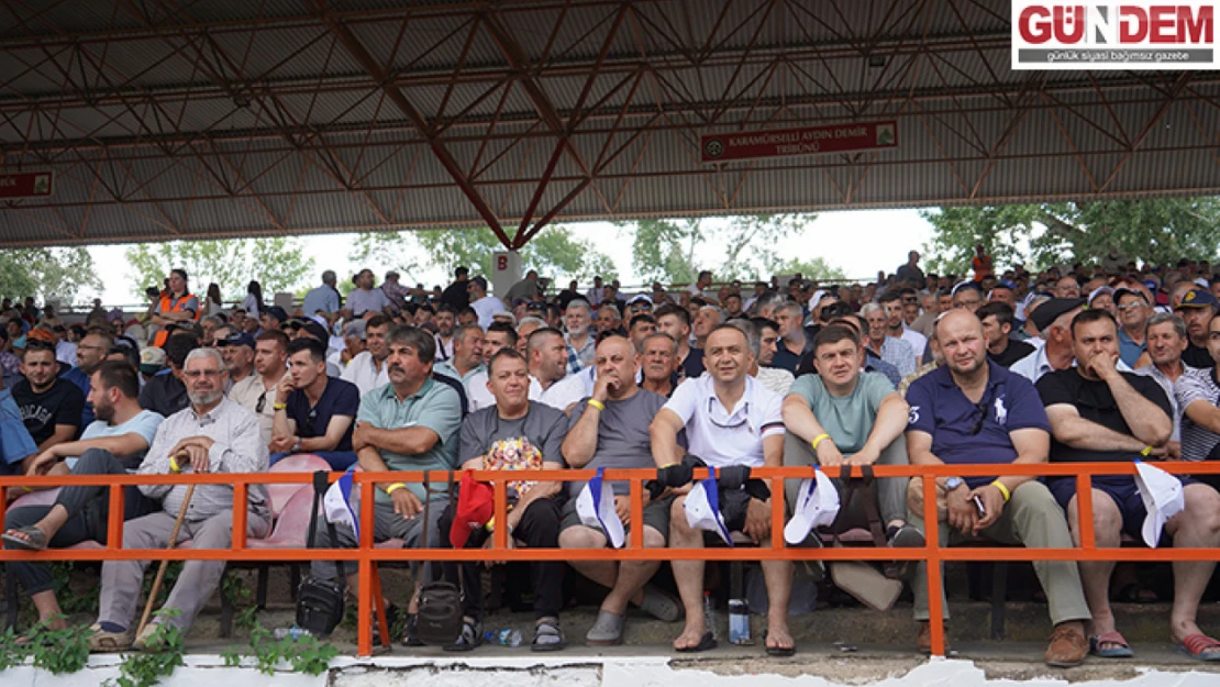 Güreşseverler Kırkpınar'a ilgi gösteriyor