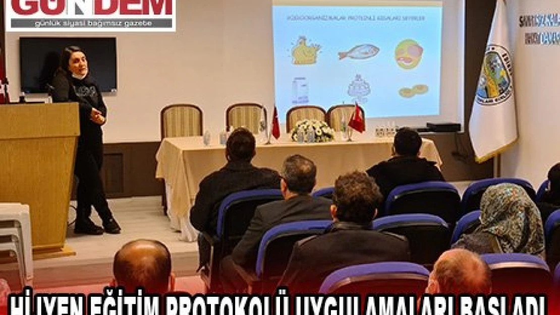 Hijyen Eğitim Protokolü uygulamaları başladı  