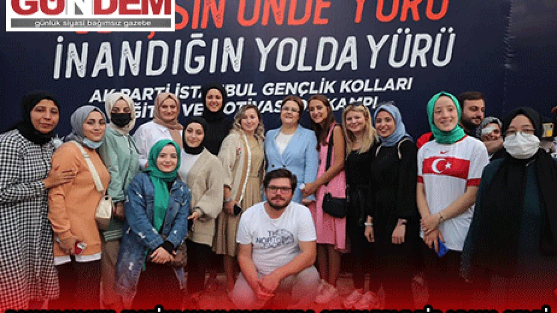 BAKAN YANIK, MOTİVASYON KAMPI'NDA GENÇLERLE BİR ARAYA GELDİ