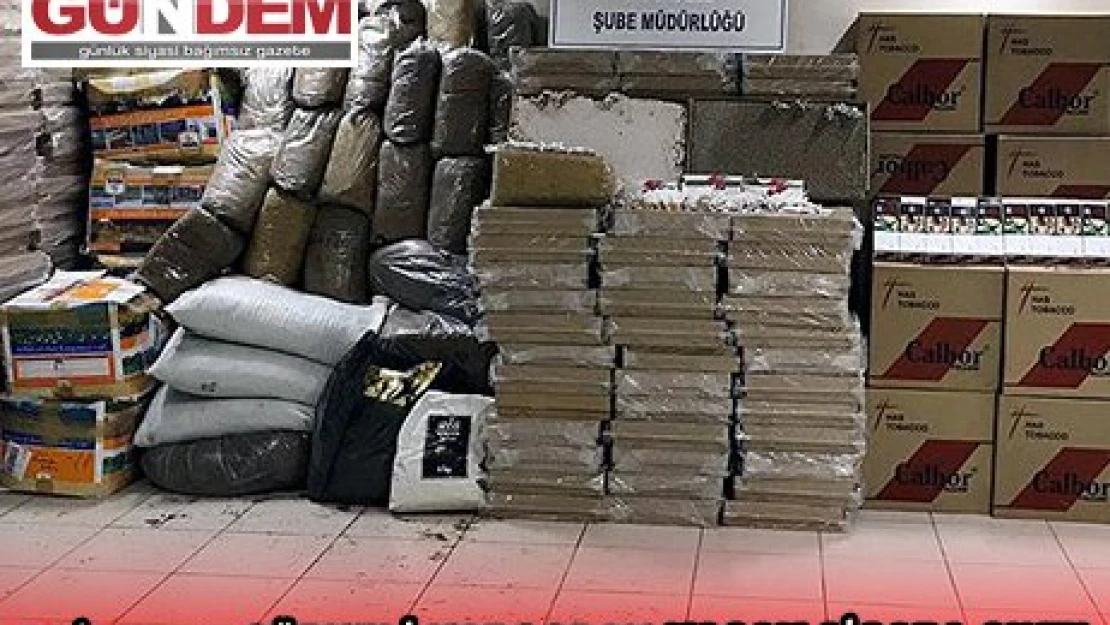 EDİRNE'DE ŞÜPHELİ KARGODAN KAÇAK SİGARA ÇIKTI