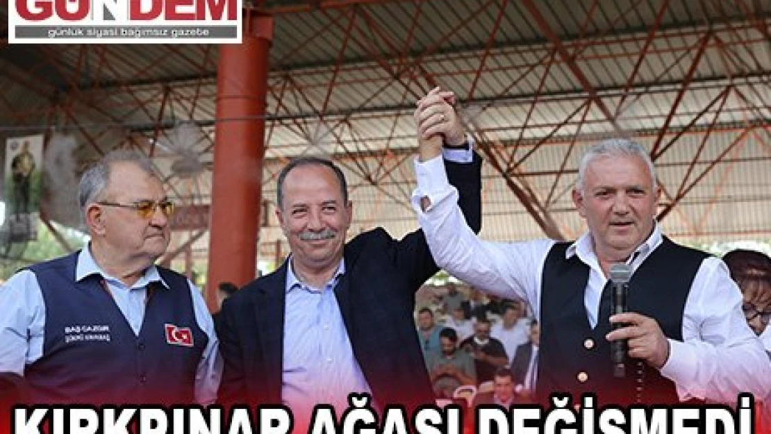 Kırkpınar ağası değişmedi