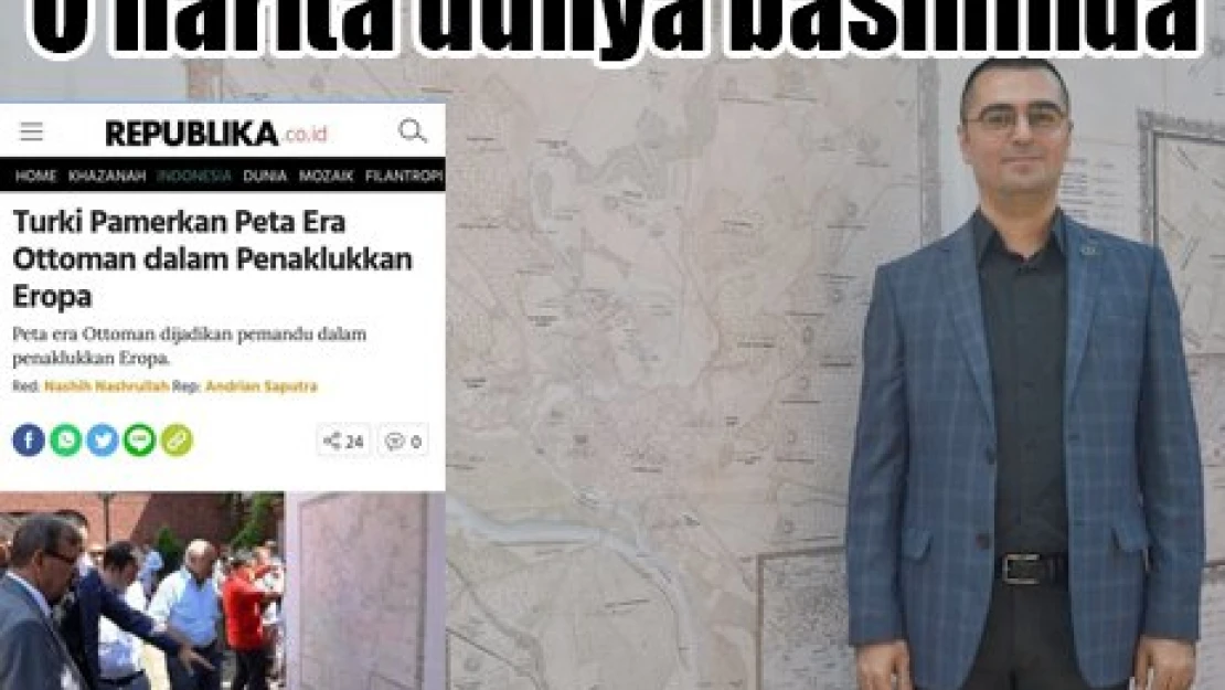 O harita dünya basınında