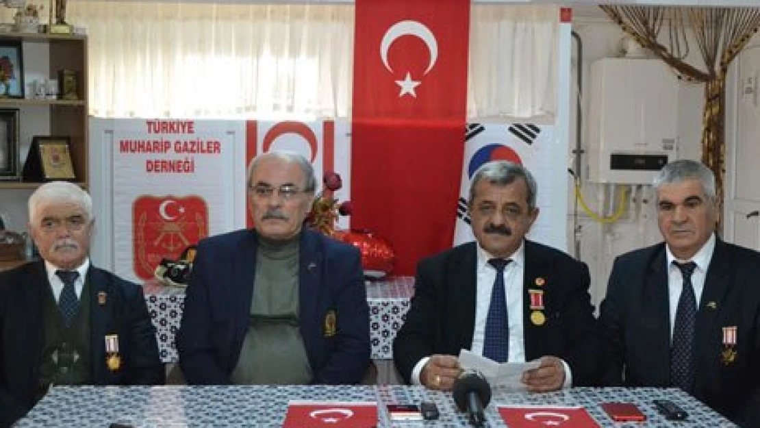 Gazilerden Mehmetçik'e destek