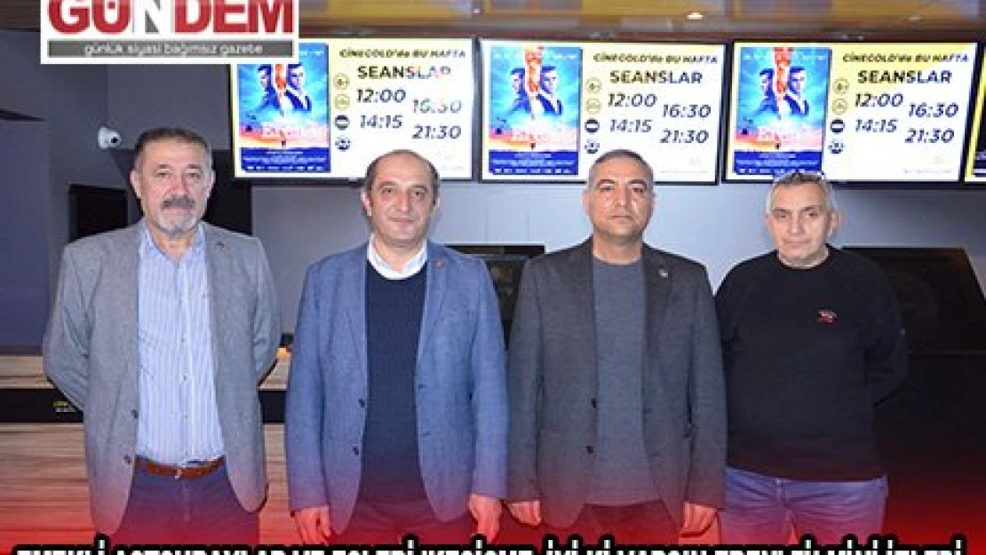 Emekli astsubaylar ve eşleri 'Kesişme: İyi ki Varsın Eren' filmini izledi