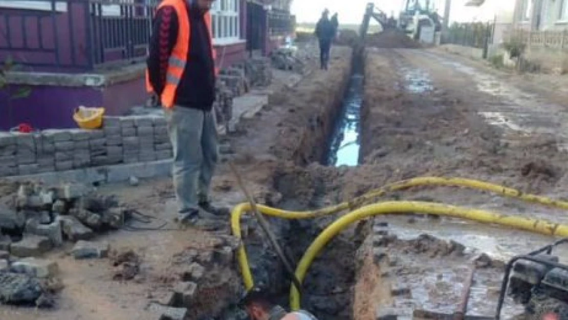 Havsa'ya doğalgaz geliyor
