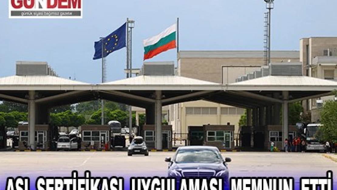 Aşı sertifikası uygulaması memnun etti