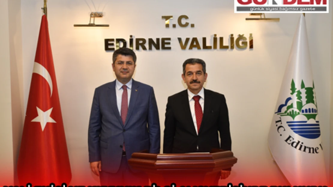 Vali Ekici ve Kırbıyık bilgi alışverişinde bulundu