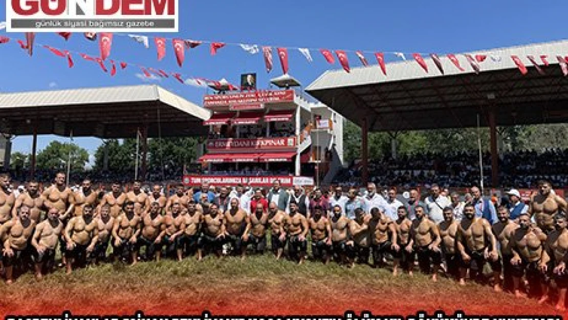 Başpehlivanlar 'cihan pehlivanı' Koca Yusuf'u ölüm yıl dönümünde unutmadı