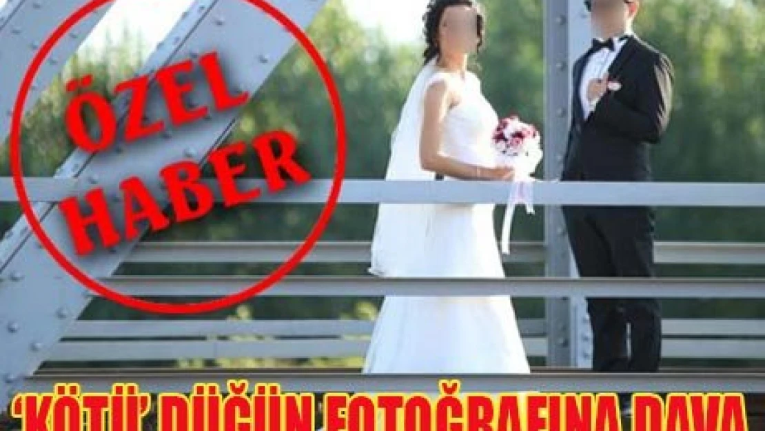 Kötü düğün fotoğrafına dava