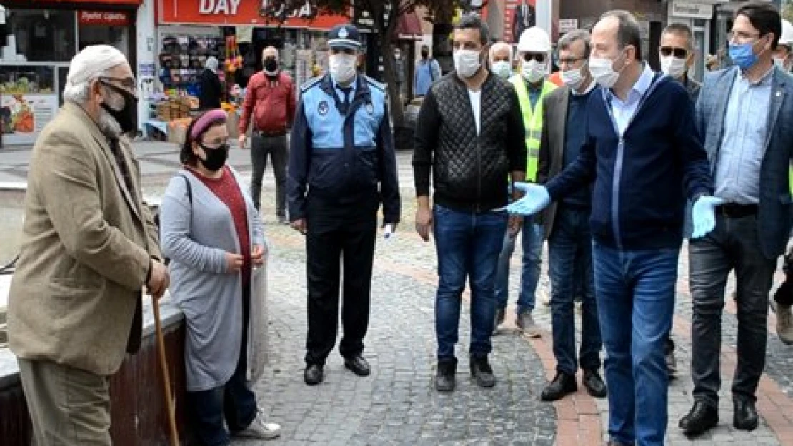 Maske takmayana MEZARLIK uyarısı