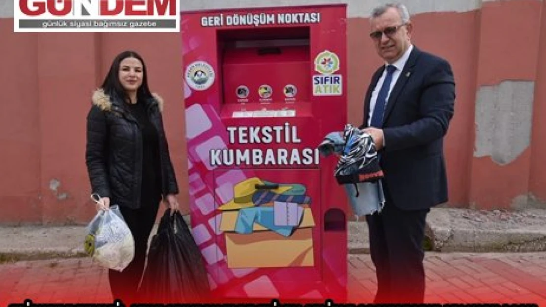 EDİRNE'DE TEKSTİL ATIKLARINDAN ELDE EDİLEN GELİRLE ÇOCUK PARKLARI YAPILACAK