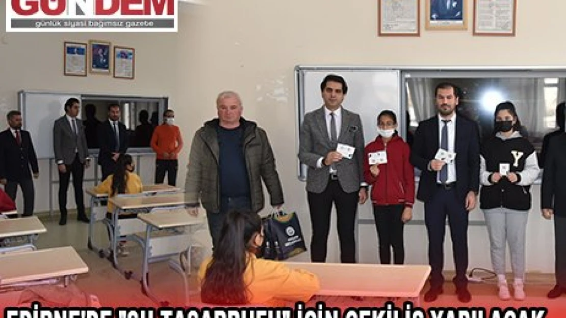 EDİRNE'DE 'SU TASARRUFU' İÇİN ÇEKİLİŞ YAPILACAK