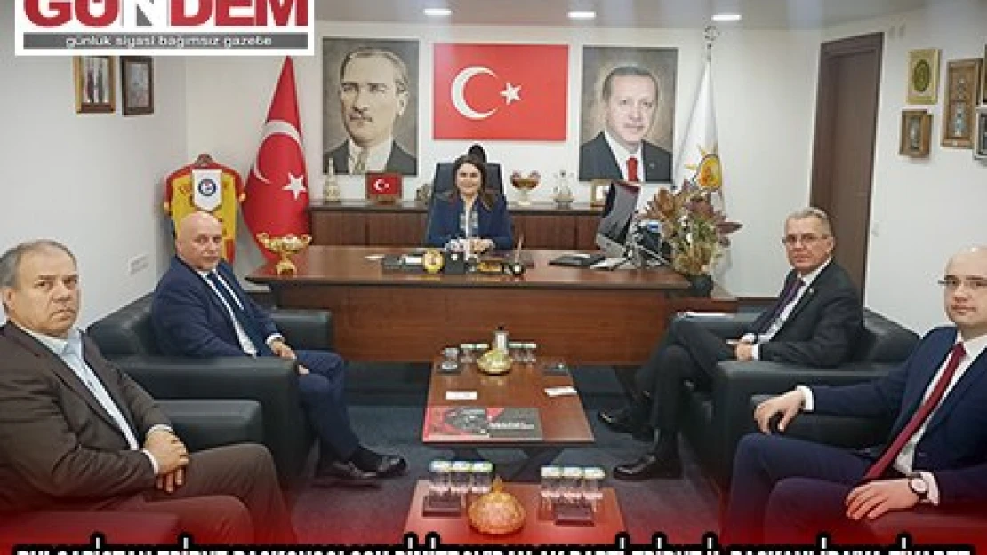 BULGARİSTAN EDİRNE BAŞKONSOLOSU DİMİTROV'DAN AK PARTİ EDİRNE İL BAŞKANI İBA'YA ZİYARET