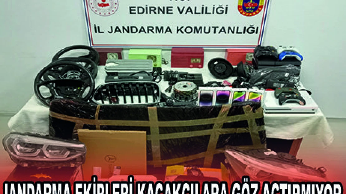 JANDARMA EKİPLERİ KAÇAKÇILARA GÖZ AÇTIRMIYOR