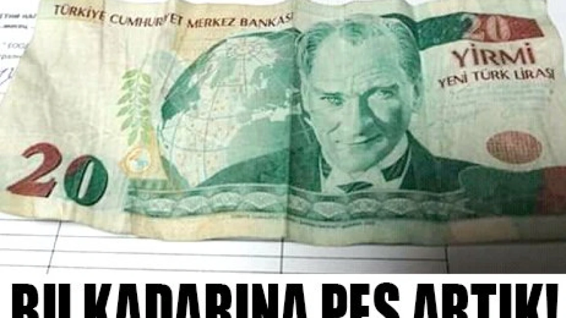 Bu kadarına pes artık!