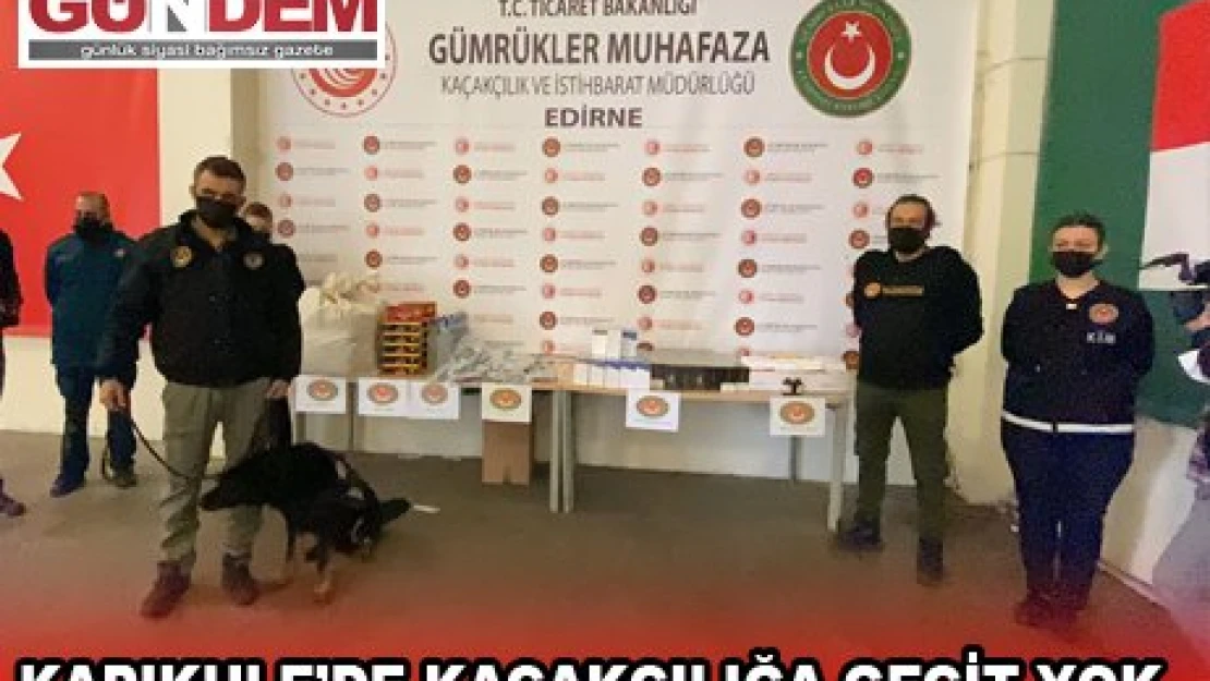 KAPIKULE'DE KAÇAKÇILIĞA GEÇİT YOK 