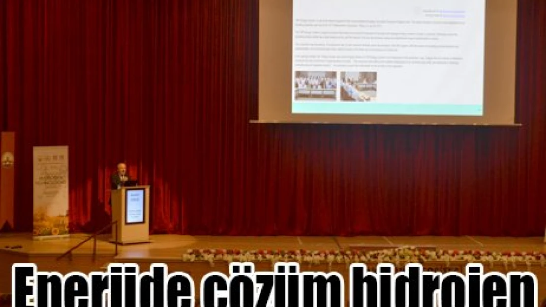 Enerjide çözüm hidrojen