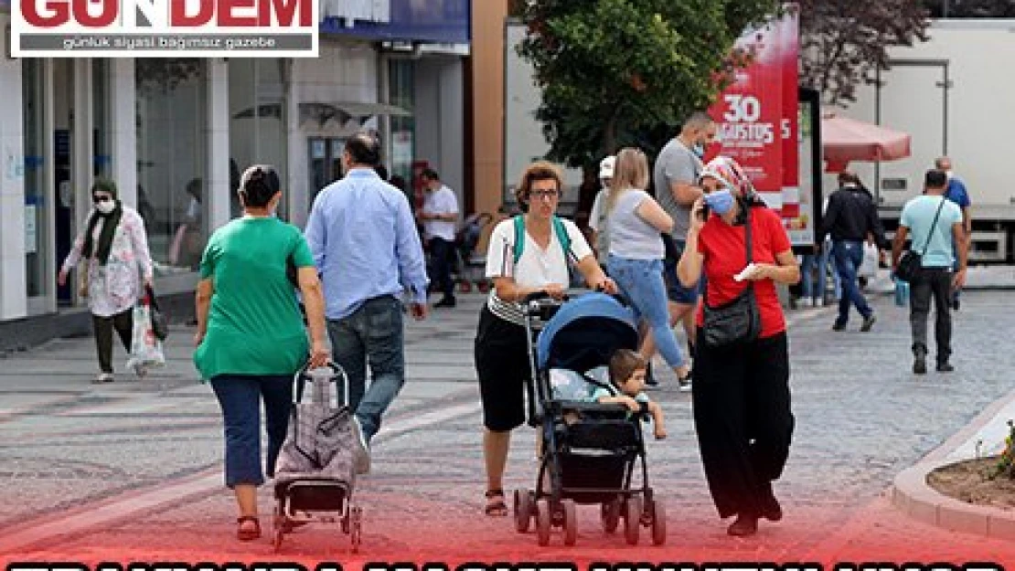 Aşılanmanın yüksek olduğu Trakya'da birçok kişinin maske takmadığı gözleniyor