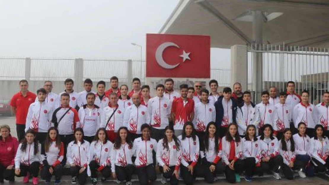 Milli atletler Bulgaristan'a gitti