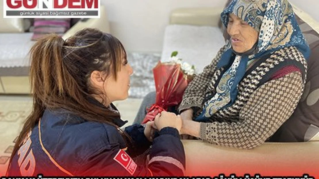 DONMAK ÜZEREYKEN BULUNAN YAŞLI KADINDAN AFAD GÖNÜLLÜSÜNE TEŞEKKÜR