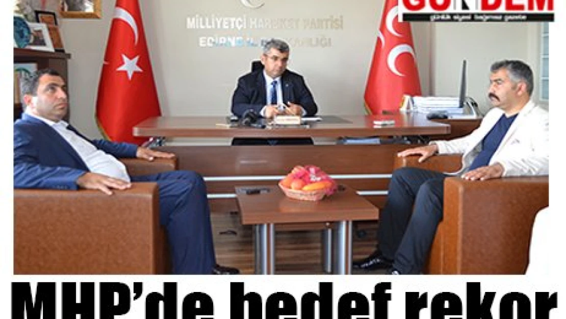 MHP'de hedef rekor