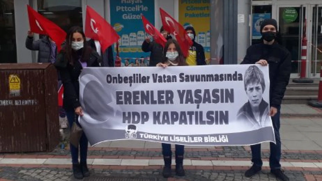 Liselilerden HDP kapatılsın çağrısı