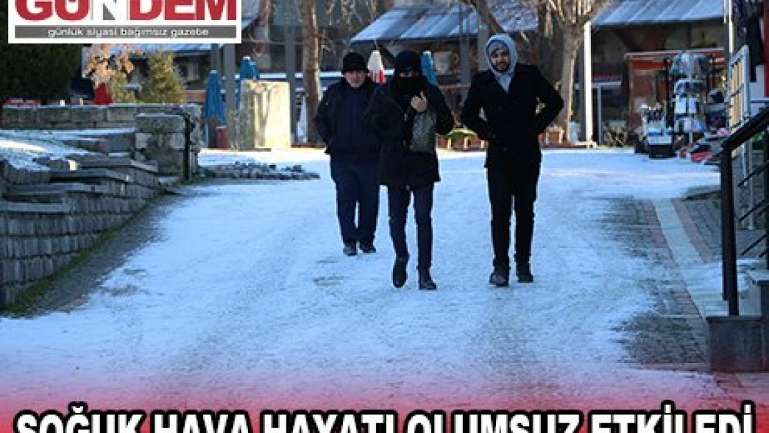 Soğuk hava hayatı olumsuz etkiledi