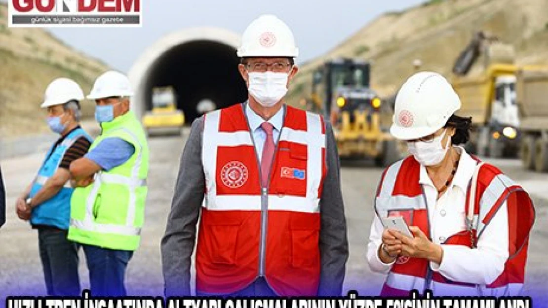 Hızlı tren inşaatında altyapı çalışmalarının yüzde 50'sinin tamamlandı
